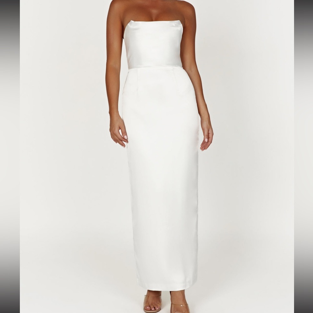 Alanis Strapless Maxi Dress Meshki